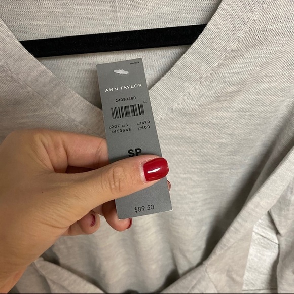 Ann Taylor | Merino Wool Tie Waist Sweater Size SP - Picture 5 of 8